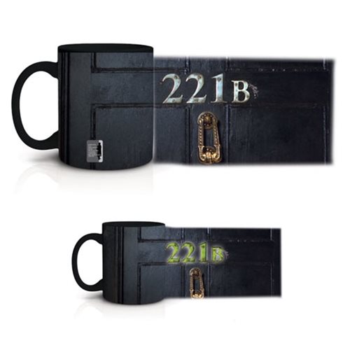 Sherlock Apartment 221B Door Glow-in-the-Dark Mug